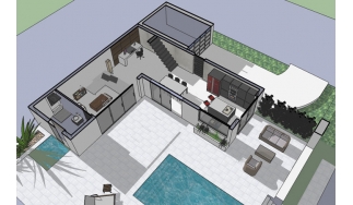 Draufsicht Erdgeschoss