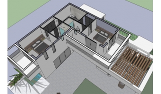 Draufsicht Obergeschoss