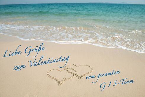 Liebe Grüße zum Valentinstag!