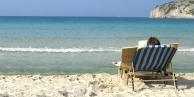 Liegestuhl am Meer